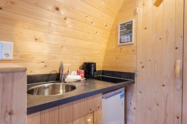Keuken - Glampinglodge in Zeeland voor 2 personen in Burgh-Haamstede (3)