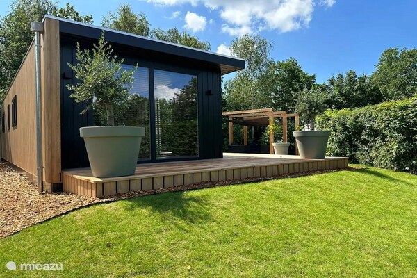 Buitenkant - Chalet de Blauwe Regen met Zonneterras in Balkbrug (5)