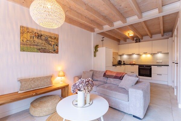 Woonkamer - Modern vakantiehuis in Vrouwenpolder in Vrouwenpolder (2)