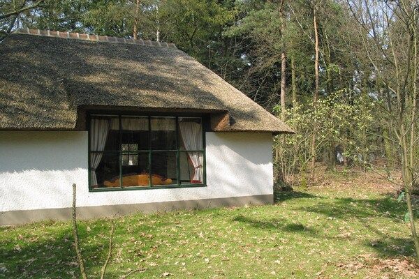 Buitenkant - Bosvilla in Herperduin met Bubbelbad in Herpen (2)
