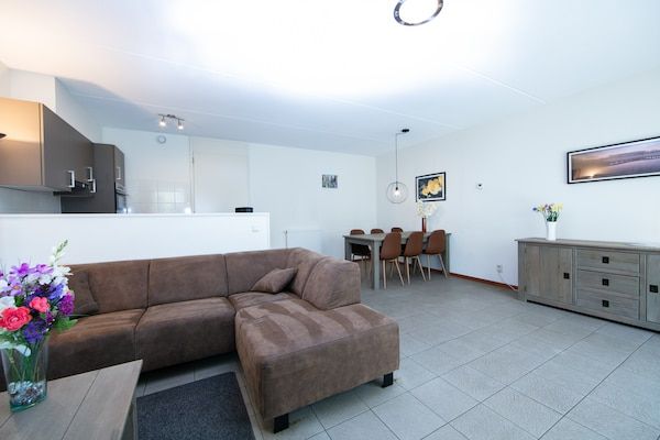 Woonkamer - Gezellig huis aan de bosrand in Hardenberg (rheezerveen) (2)