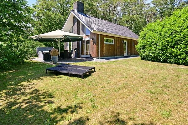 Buitenkant - Chalet in Reutum met Sauna en Natuur in Reutum-Weerselo (5)